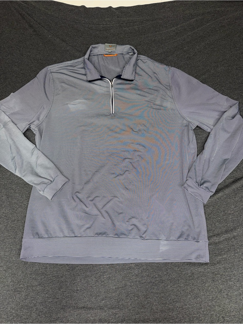 Fennec Men's Long-Sleeve Quarter-Zip Pullover Jacket - Light Blue